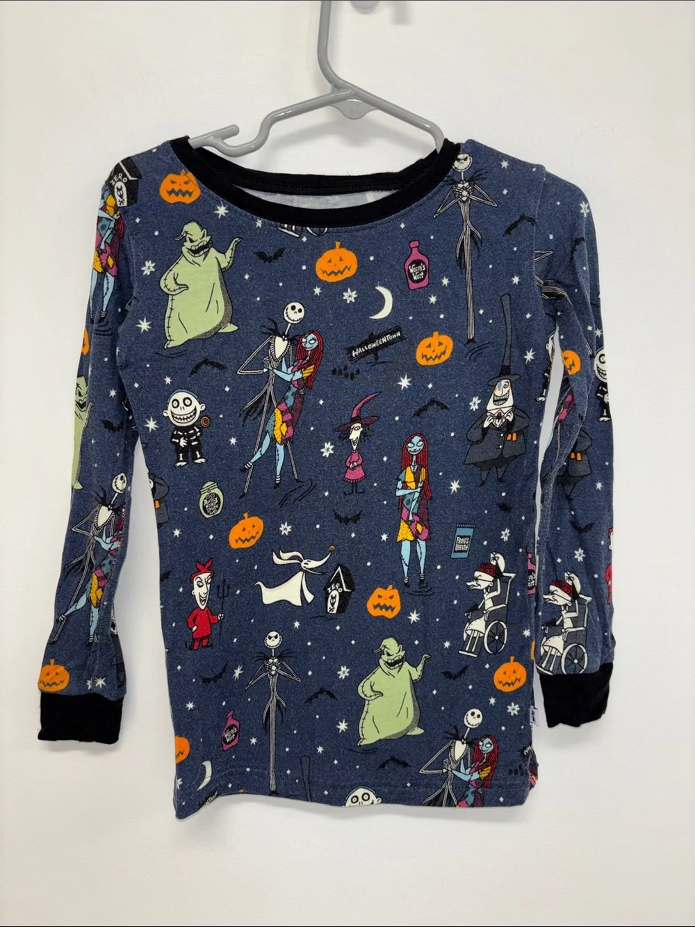 Little Sleepies Jack Skellington bamboo pajamas set 4T nightmare Christmas
